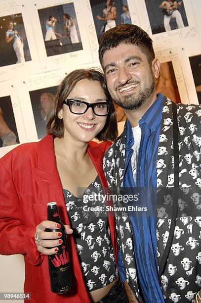 Masha Orlov and Pablo Olea attend Marilena Borgna Rock & Roll Diaries Photography at Dactyl Gallery - Location on September 6, 2007 in New York City.