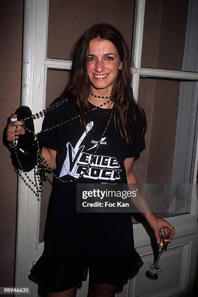 Joana Preiss attends the Giuseppe Zanotti Design Paris partyat the Mini Palais of the Grand Palais on july 01, 2008 in Paris, France.