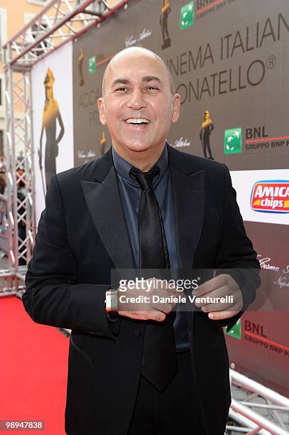Ferzan Ozpetek attends the 'David Di Donatello' movie awards at the Auditorium Conciliazione on May 7, 2010 in Rome, Italy.