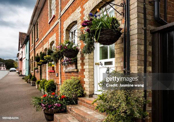 lavenham street - lavenham fotografías e imágenes de stock