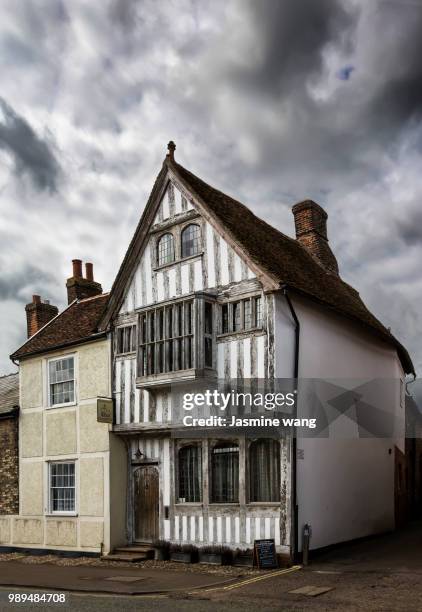 lavenham street - lavenham fotografías e imágenes de stock