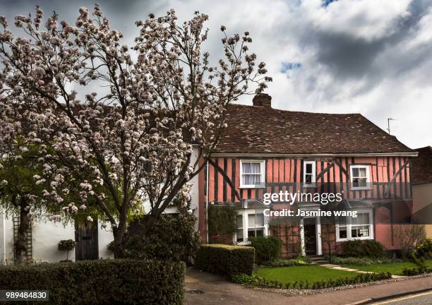 lavenham street - lavenham fotografías e imágenes de stock