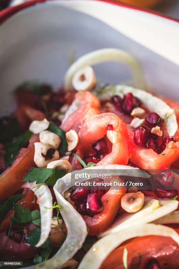 Heirloom Raf Tomato Salad Close Up 1