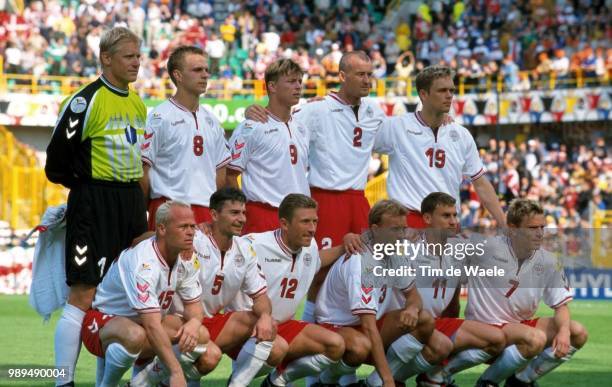 Foot France, Denmarkequipe Ploeg Team Football Voetbal Francefrankrijk Danemark Denmark Danmark Isosport Euro 2000 !Im 335591 Footballvoetbal Soccer...