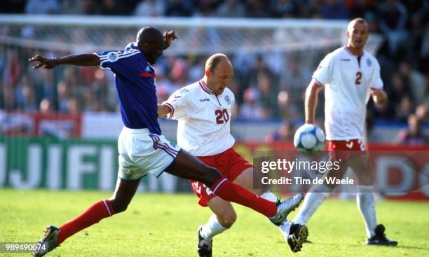 Foot France, Denmarkvieira Patrick Gravesen Thomasfootball Voetbal France Frankrijk Danemarkdenmark Danmark Iso Sport Euro 2000!Im 335591 Football...