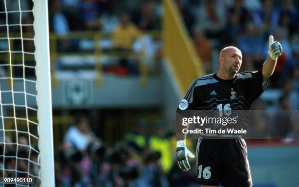 Foot France, Denmarkbarthez Fabien Football Voetbal Francefrankrijk Danemark Denmark Danmark Isosport Euro 2000 !Im 335591 Footballvoetbal Soccer...