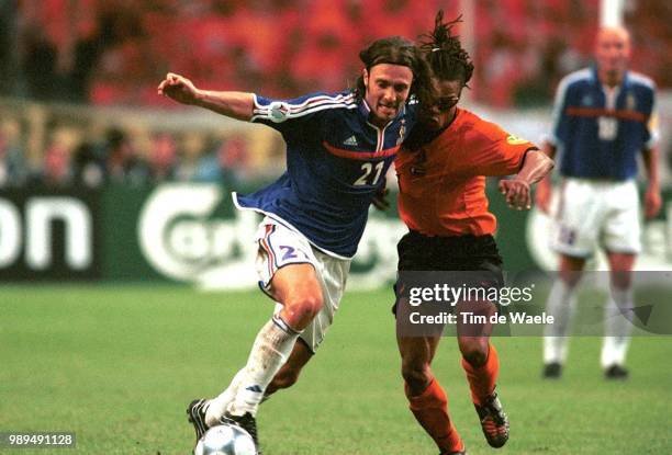 Foot France, The Netherlandsdugarry Christophe Davids Edgarfootball Voetbal France Frankrijk Hollandeholland Nederland Pays Bas Netherlandseuro 2000...