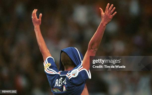 Foot France, The Netherlandstrezeguet David Joie Vreugde Footballvoetbal France Frankrijk Hollande Hollandnederland Pays Bas Netherlands Euro2000 Iso...