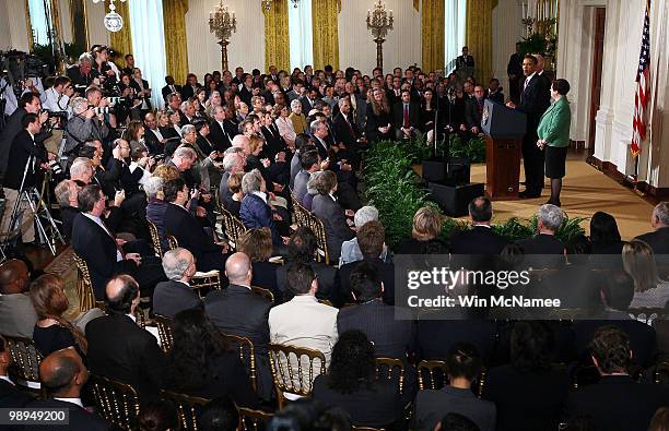 President Barack Obama is joined by Vice President Joe Biden while introducing Solicitor General Elena Kagan as his choice to be the nation�s 112th...