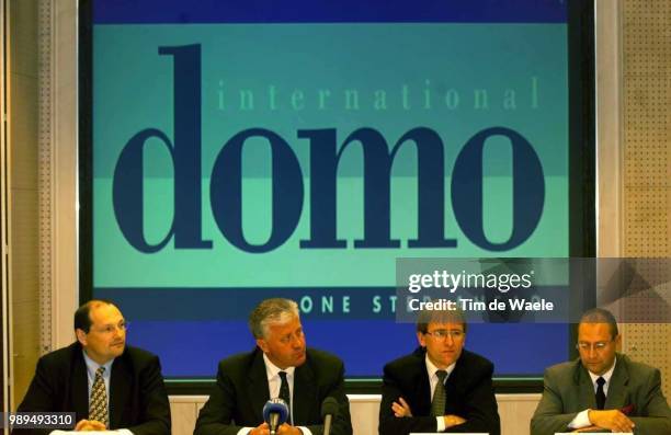 Cycling Pc-Cp Domodegrauwe Dirk Lefevere Patrickdejonckere Dennnis Coplo Eric Cyclingcyclisme Wielrennen Press Conferencepers Conferentie Conference...