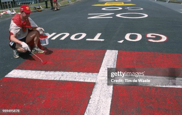 Cycling Tour De France 2000Tag Peinture Grafiti Prologue Etape 1Futuroscope Cyclisme Wielrennen Cyclingtdf Iso Sport Tour De France 2000Tour De...