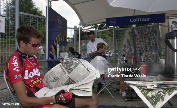 Cycling Tour De France 2000Verheyen Geert Coiffeur Kaper Etape 5Vannes Vitre Cyclisme Wielrennen Cyclingtdf Iso Sport Tour De France 2000Tour De...