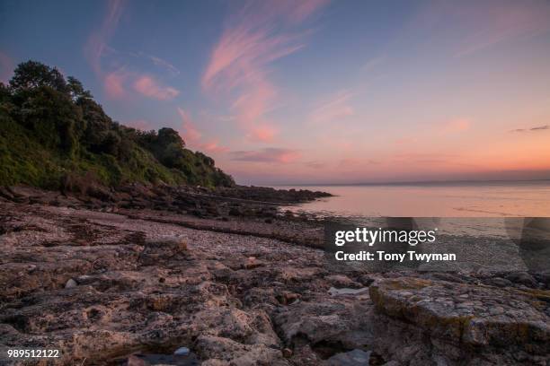 portishead sunset - portishead stock pictures, royalty-free photos & images