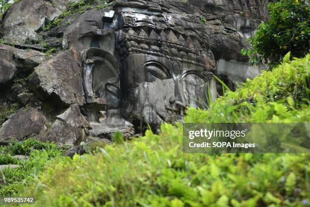 The Godess in the hills of Unokoti seen carved in the rock, hosts an ancient Shaivite place of worship with huge rock reliefs celebrating Shiva. It...