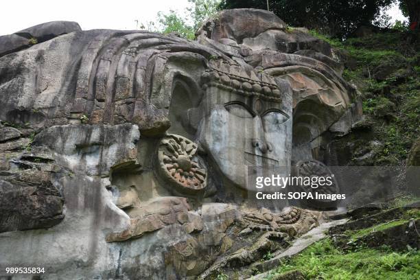 The Godess in the hills of Unokoti seen carved in the rock, hosts an ancient Shaivite place of worship with huge rock reliefs celebrating Shiva. It...