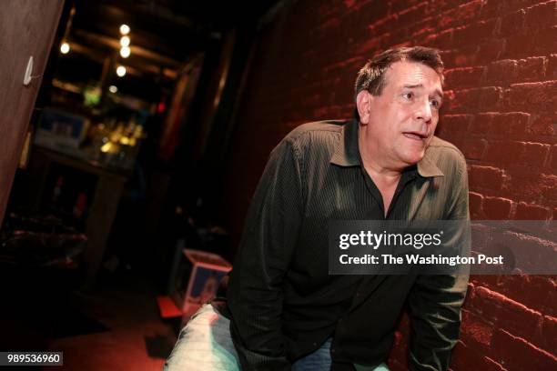 John Guggenmos, co-owner of gay bar, Town Danceboutique, speaks during an interview at the closing party. The famous DC gay nightclub it's closing...