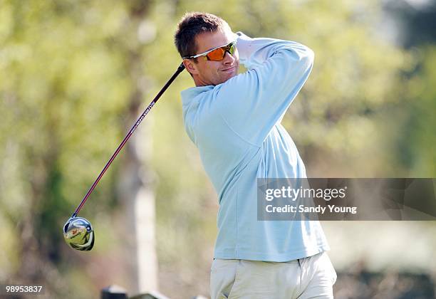 Ross Dixon during the Powerade PGA Assistants' Championship Regional Qualifier at the Auchterarder Golf Club on May 10, 2010 in Auchterarder,...