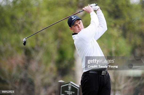 Alan Martin during the Powerade PGA Assistants' Championship Regional Qualifier at the Auchterarder Golf Club on May 10, 2010 in Auchterarder,...