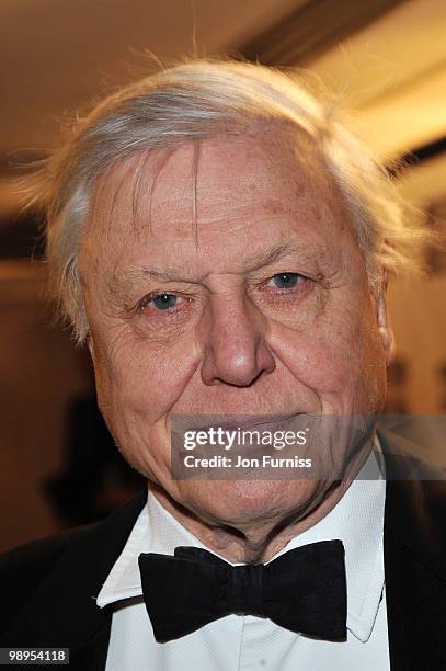 Sir David Attenborough attends the Sony Radio Academy Awards held at The Grosvenor House Hotel on May 10, 2010 in London, England.