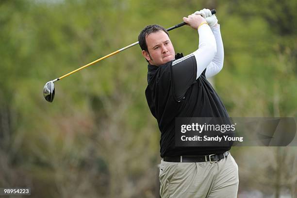 Greg McBain during the Powerade PGA Assistants' Championship Regional Qualifier at the Auchterarder Golf Club on May 10, 2010 in Auchterarder,...