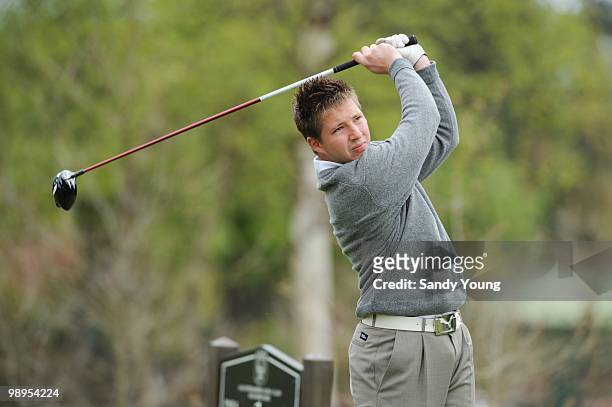 Sven Nielsen during the Powerade PGA Assistants' Championship Regional Qualifier at the Auchterarder Golf Club on May 10, 2010 in Auchterarder,...