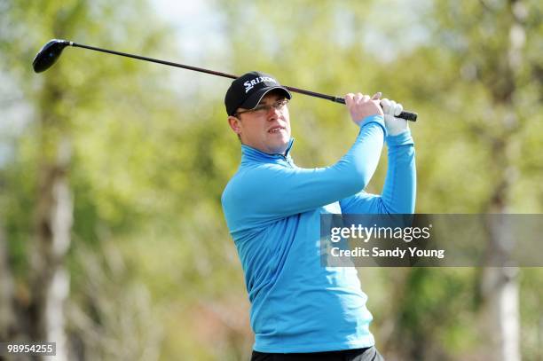 Jonathan Holmes during the Powerade PGA Assistants' Championship Regional Qualifier at the Auchterarder Golf Club on May 10, 2010 in Auchterarder,...