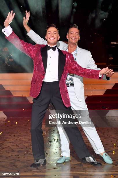 Craig Revel Horwood unveils his brand-new wax figure at madame Tussauds Blackpool on July 2, 2018 in Blackpool, England.