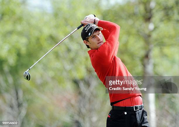 Michael Patterson during the Powerade PGA Assistants' Championship Regional Qualifier at the Auchterarder Golf Club on May 10, 2010 in Auchterarder,...