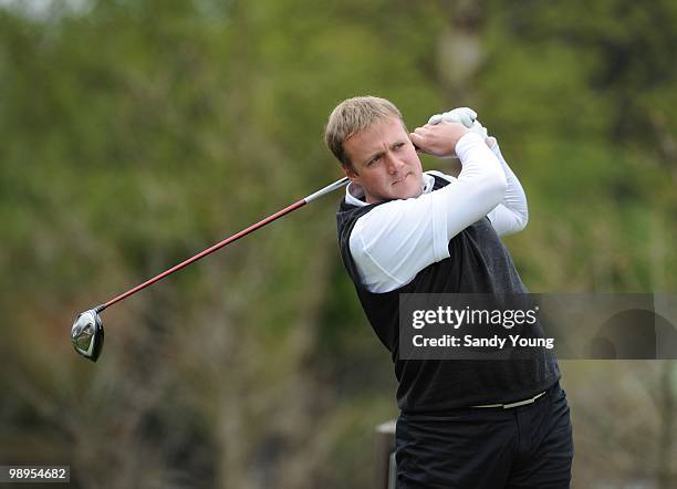 Brian Gibson during the Powerade PGA Assistants' Championship Regional Qualifier at the Auchterarder Golf Club on May 10, 2010 in Auchterarder,...