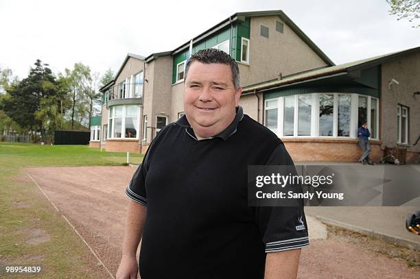 Auchterarder golf pro Kevin baxterduring the Powerade PGA Assistants' Championship Regional Qualifier at the Auchterarder Golf Club on May 10, 2010...