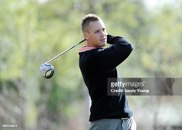 Adam MacCabe during the Powerade PGA Assistants' Championship Regional Qualifier at the Auchterarder Golf Club on May 10, 2010 in Auchterarder,...