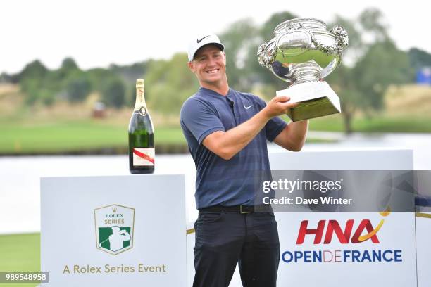 Alex NOREN of Sweden wins the HNA French Open on July 1, 2018 in Saint-Quentin-en-Yvelines, France.