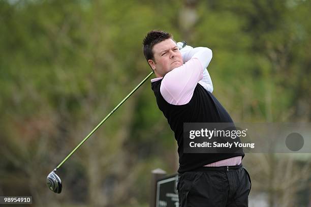 Nathan Keast during the Powerade PGA Assistants' Championship Regional Qualifier at the Auchterarder Golf Club on May 10, 2010 in Auchterarder,...