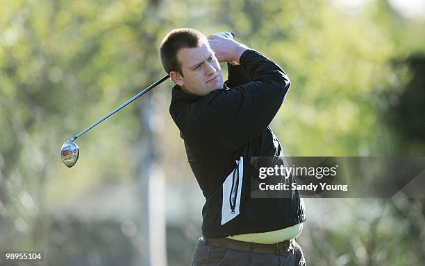 Malcolm Murray during the Powerade PGA Assistants' Championship Regional Qualifier at the Auchterarder Golf Club on May 10, 2010 in Auchterarder,...