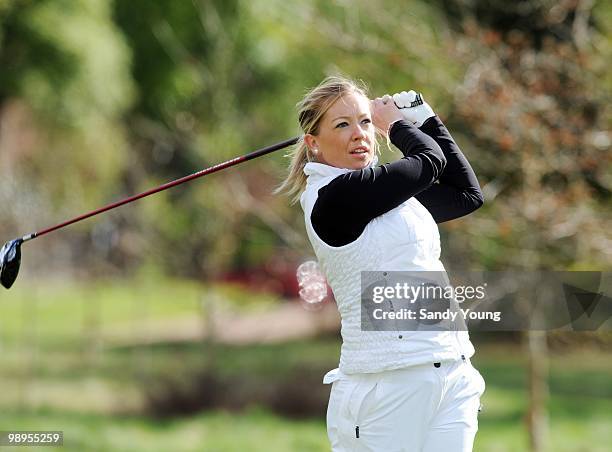 Heather MacRae during the Powerade PGA Assistants' Championship Regional Qualifier at the Auchterarder Golf Club on May 10, 2010 in Auchterarder,...
