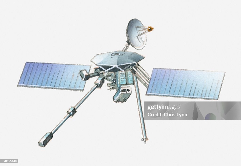 Illustration of a satellite
