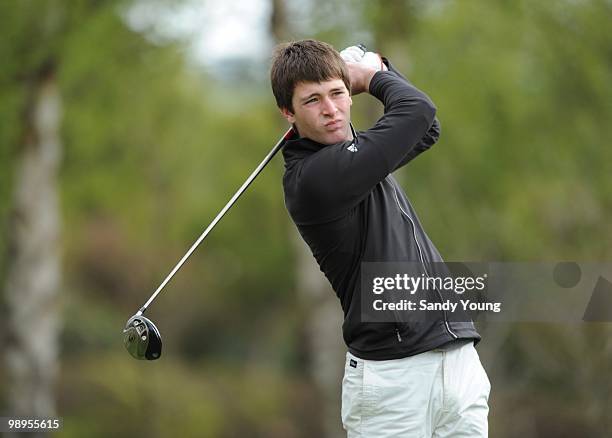 Michael MacKenzie during the Powerade PGA Assistants' Championship Regional Qualifier at the Auchterarder Golf Club on May 10, 2010 in Auchterarder,...