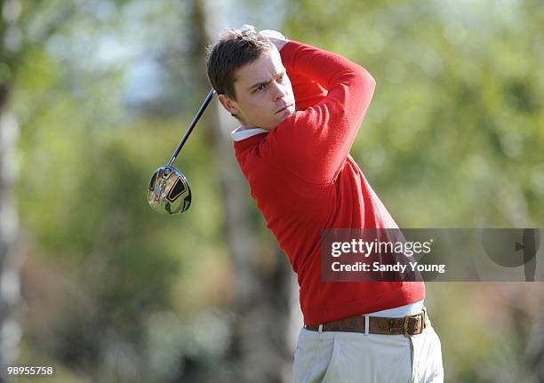 Jack Bailey during the Powerade PGA Assistants' Championship Regional Qualifier at the Auchterarder Golf Club on May 10, 2010 in Auchterarder,...