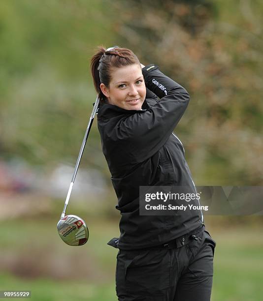 Georgina Snow during the Powerade PGA Assistants' Championship Regional Qualifier at the Auchterarder Golf Club on May 10, 2010 in Auchterarder,...