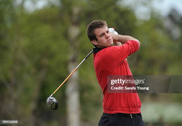 Joel Hopwood during the Powerade PGA Assistants' Championship Regional Qualifier at the Auchterarder Golf Club on May 10, 2010 in Auchterarder,...