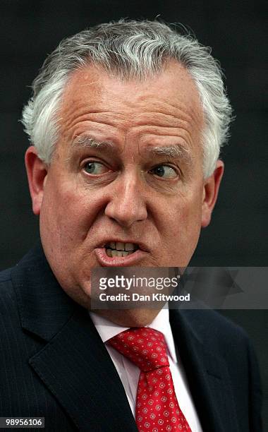 Peter Hain, the Welsh Secretary, leaves Downing Street on May 10, 2010 in London, England. Prime Minister Gordon Brown has announced that he is to...