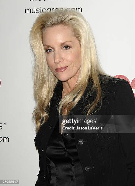 Cherie Currie of The Runaways attends the 6th annual MusiCares MAP Fund benefit concert at Club Nokia on May 7, 2010 in Los Angeles, California.