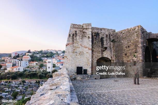 ulcinj old town fortress - ulcinj stock pictures, royalty-free photos & images