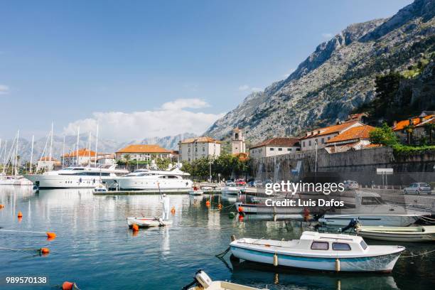 kotor marina - boka stock pictures, royalty-free photos & images