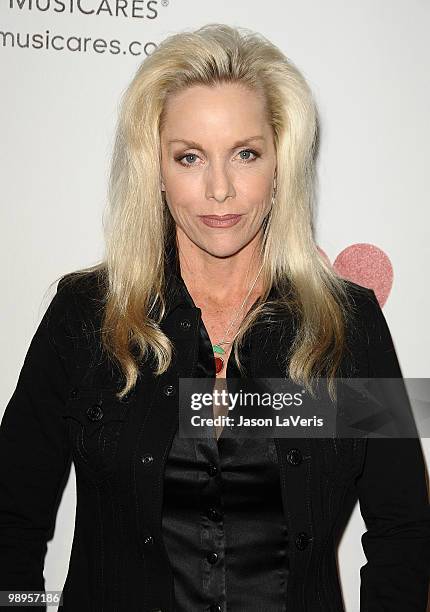 Cherie Currie of The Runaways attends the 6th annual MusiCares MAP Fund benefit concert at Club Nokia on May 7, 2010 in Los Angeles, California.