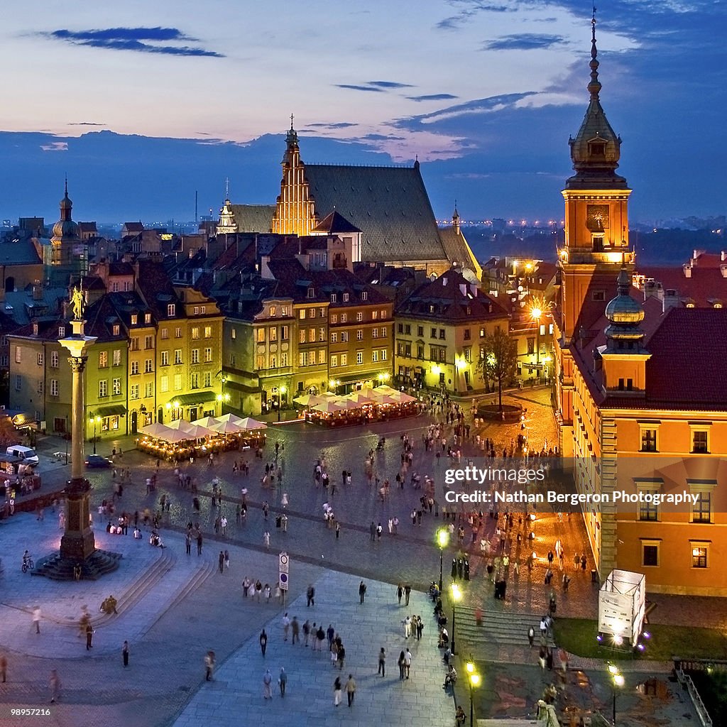 Poland, Warsaw, Historic centre, Royal Castle and 