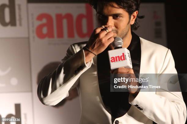 Actor Harman Baweja photographed during a press conference on June 23, 2008 in New Delhi, India.
