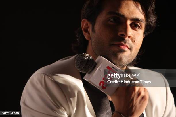 Actor Harman Baweja photographed during a press conference on June 23, 2008 in New Delhi, India.