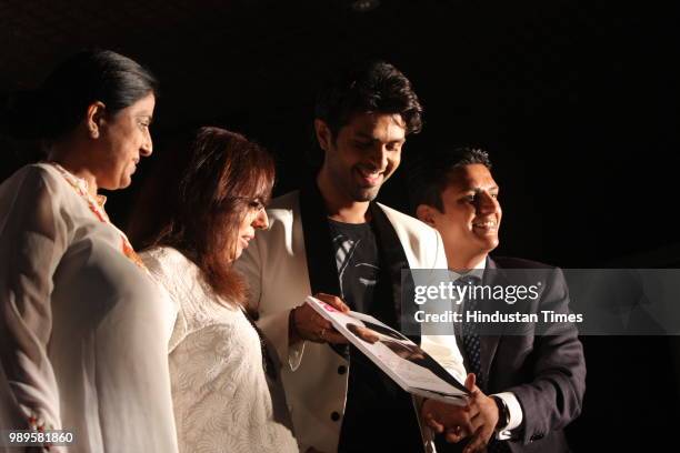 Actor Harman Baweja photographed during a press conference on June 23, 2008 in New Delhi, India.