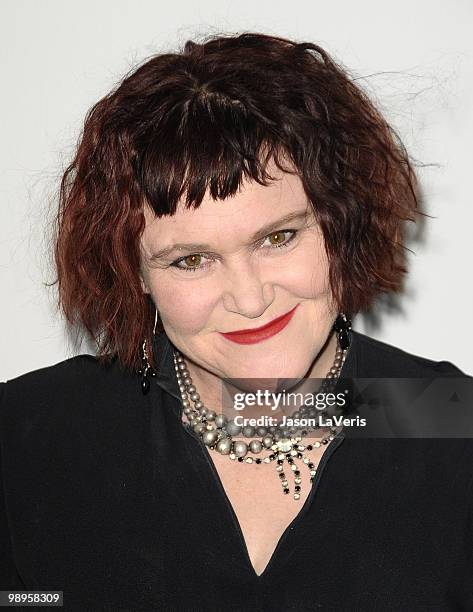 Exene Cervenka of the band X attends the 6th annual MusiCares MAP Fund benefit concert at Club Nokia on May 7, 2010 in Los Angeles, California.